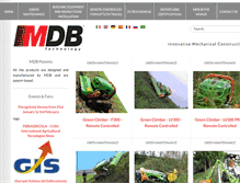 Tablet Screenshot of mdbsrl.com